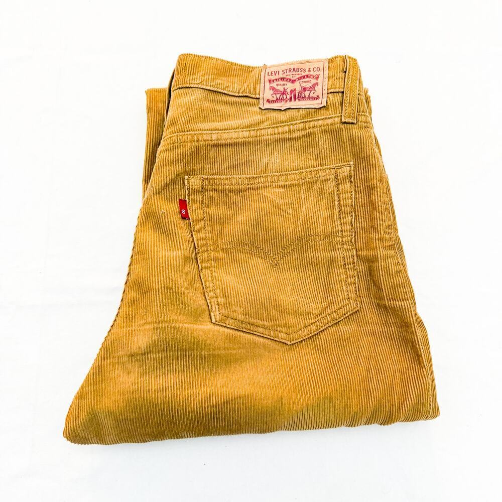 Levi's '94 Baggy Corduroy Style Denim Wide Leg Jeans Zip Fly Size 29 x 31
